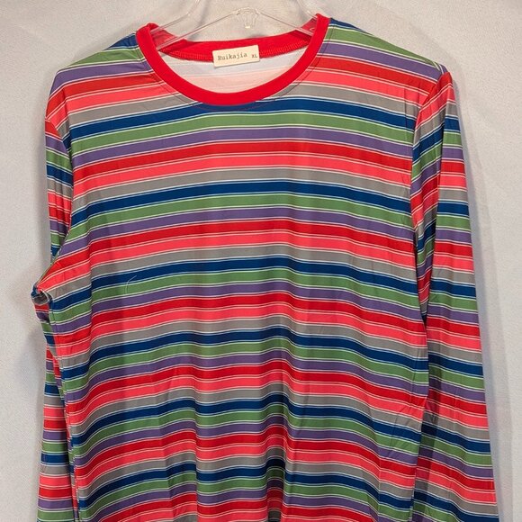New adult long sleeve stripe Chucky inspired tshirt unisex size XS S M L XL XXL - Picture 1 of 2